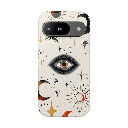 Mystic Moon & Stars Boho Phone Case for iPhone, Pixel & Samsung