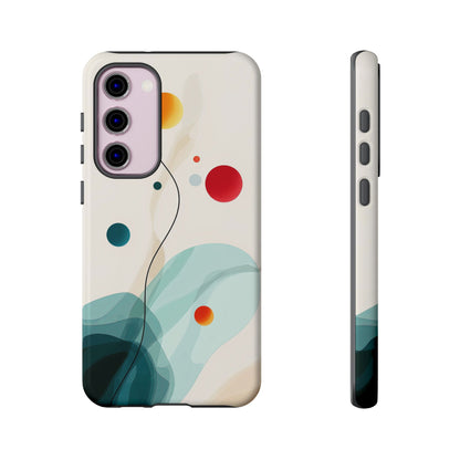 Cosmic Citrus Flow – Abstract Art Phone Case  for iPhone, Samsung & Pixel