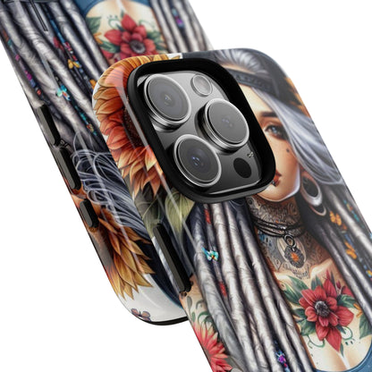 Sunflower Queen – Boho Rebel Tattoo Mobile Cover