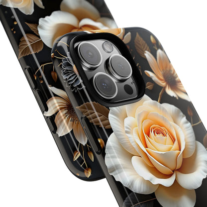 Elegant 3D Floral Design, Botanical Phone Case design for Iphone.