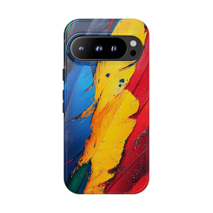 Tropical Macaw Feather Phone Case for iPhone, Samsung & Google Pixel