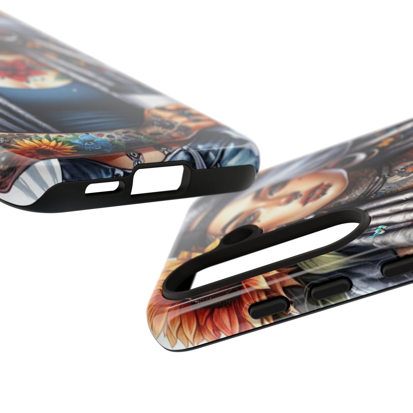 Sunflower Queen – Boho Rebel Tattoo Mobile Cover