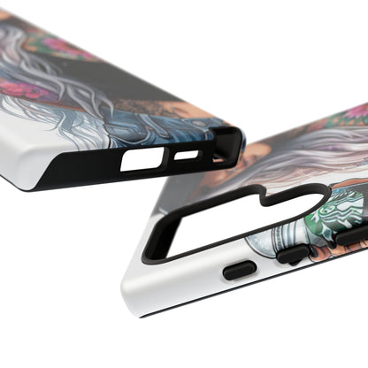 Tattooed Coffee Queen – Edgy Urban Aesthetic Mobile Cover