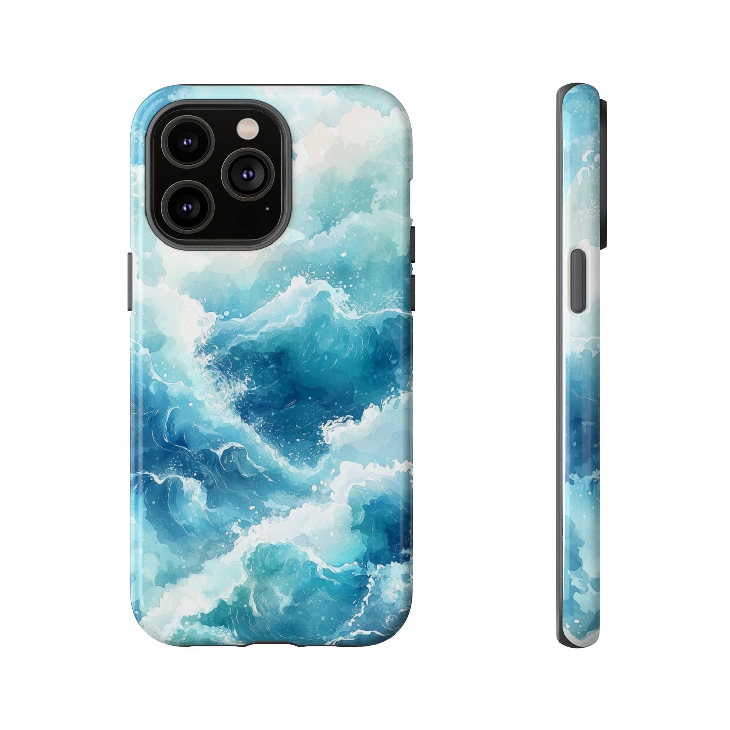 Tidal Tranquility Watercolor Phone Case for iPhone, google Pixel & Samsung