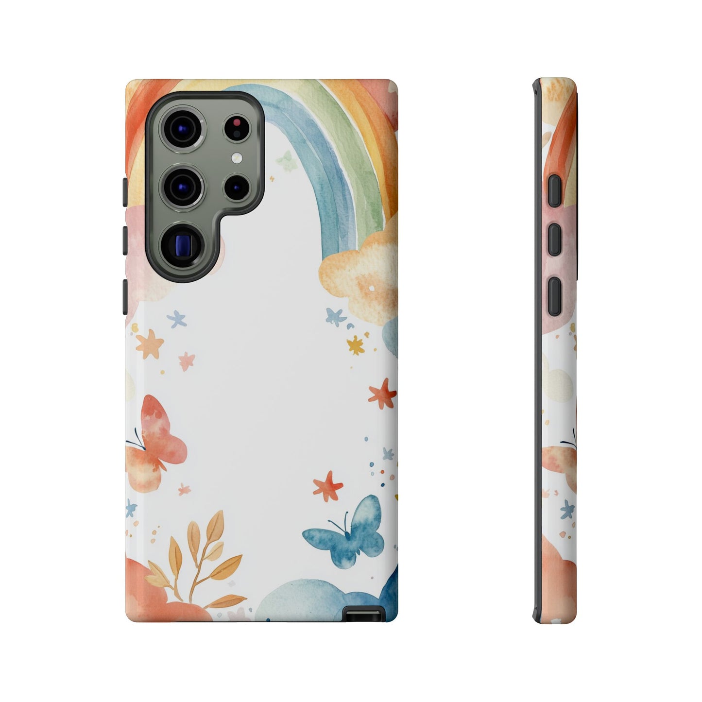 Dreamy Skies & Rainbows Watercolor Phone Case for iPhone, google Pixel & Samsung