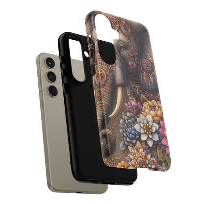 Royal Ornate Elephant Mobile Cover – Luxurious Bohemian Art