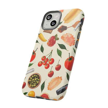 Fresh Fruits & Veggies Pattern Phone Case