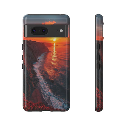 Minimal Nature Scene Case – Calm Landscape for iPhone, Samsung & Pixel