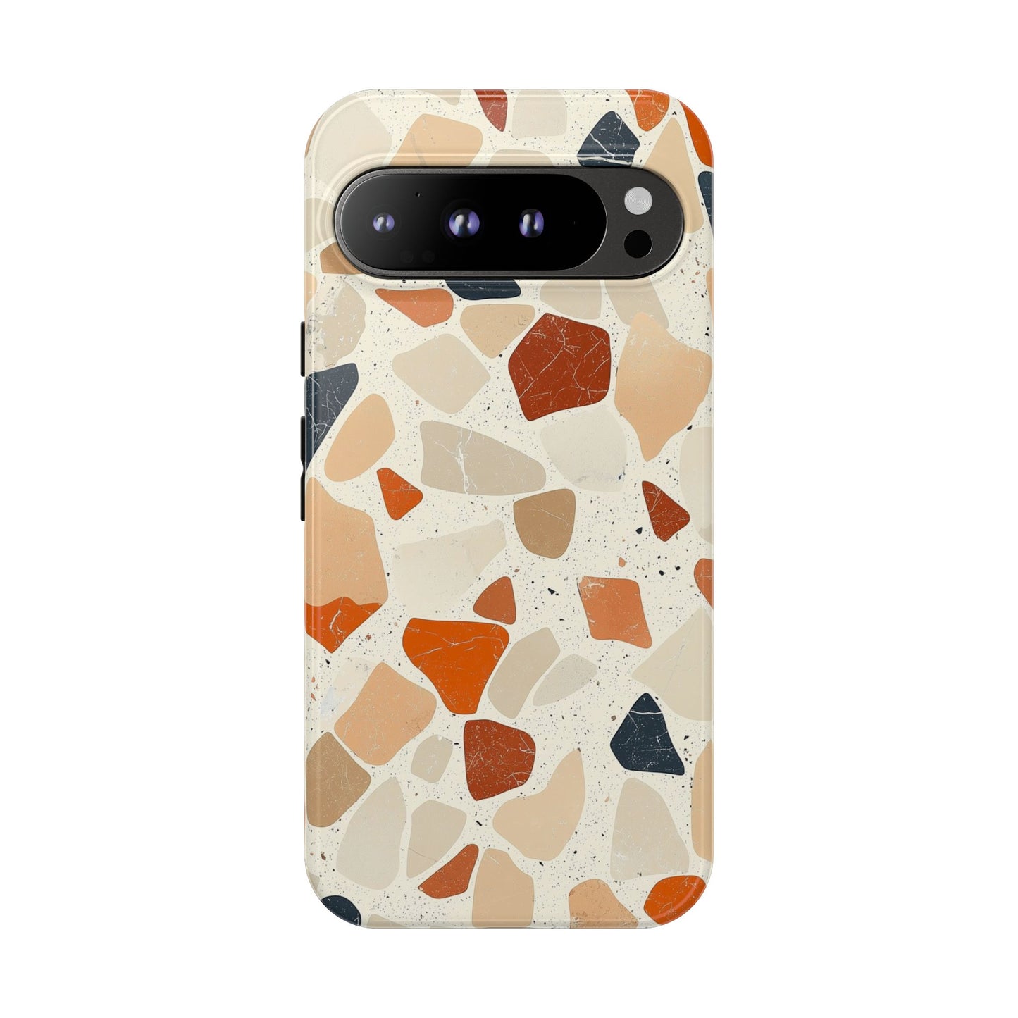 Rustic Terrazzo Stone Phone Case for iPhone, Pixel & Samsung