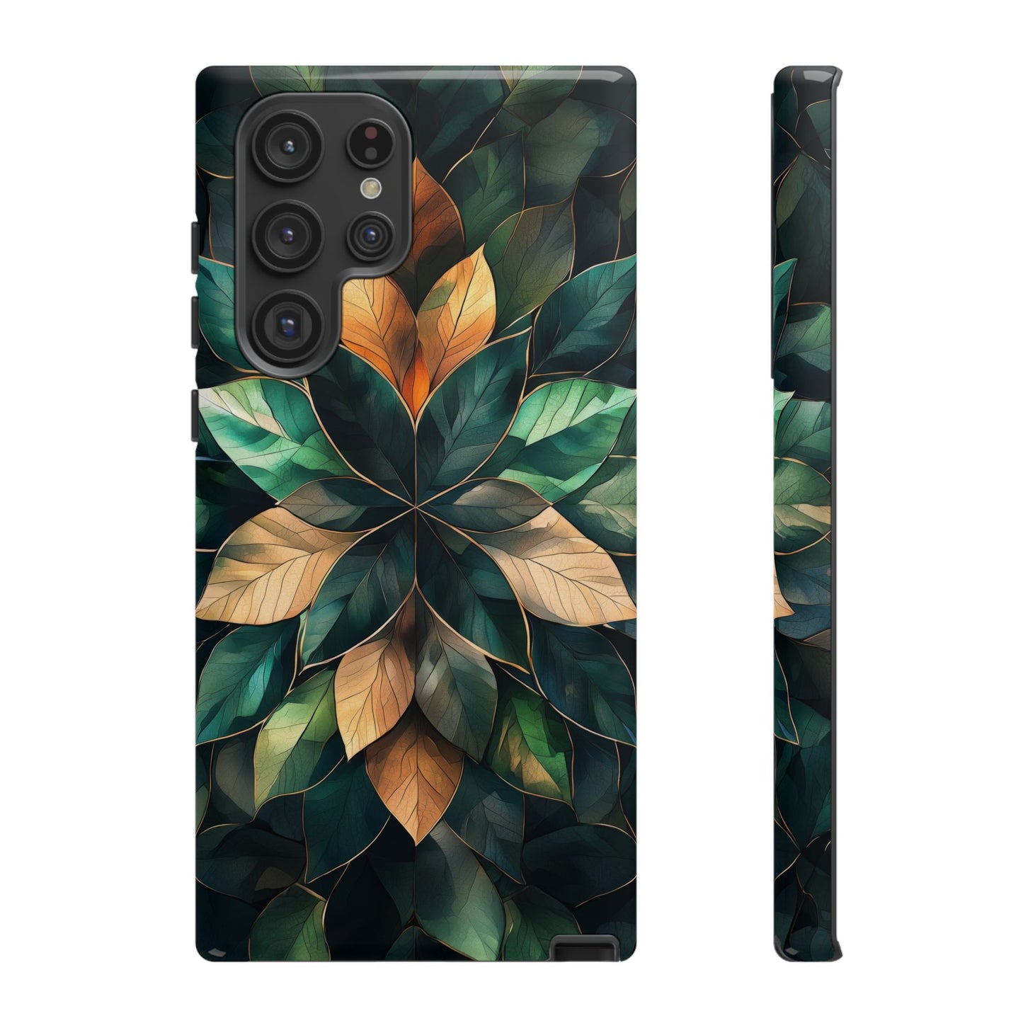 Golden Harmony Leaf Phone Case for iPhone, Samsung & Google Pixel