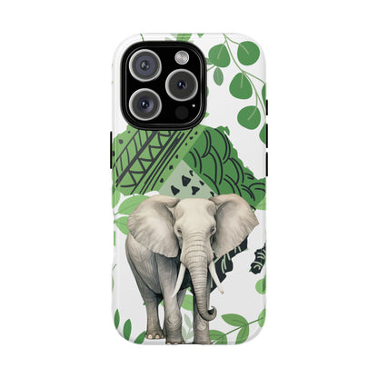 Tropical Elephant Mobile Cover – Nature-Inspired Boho Art