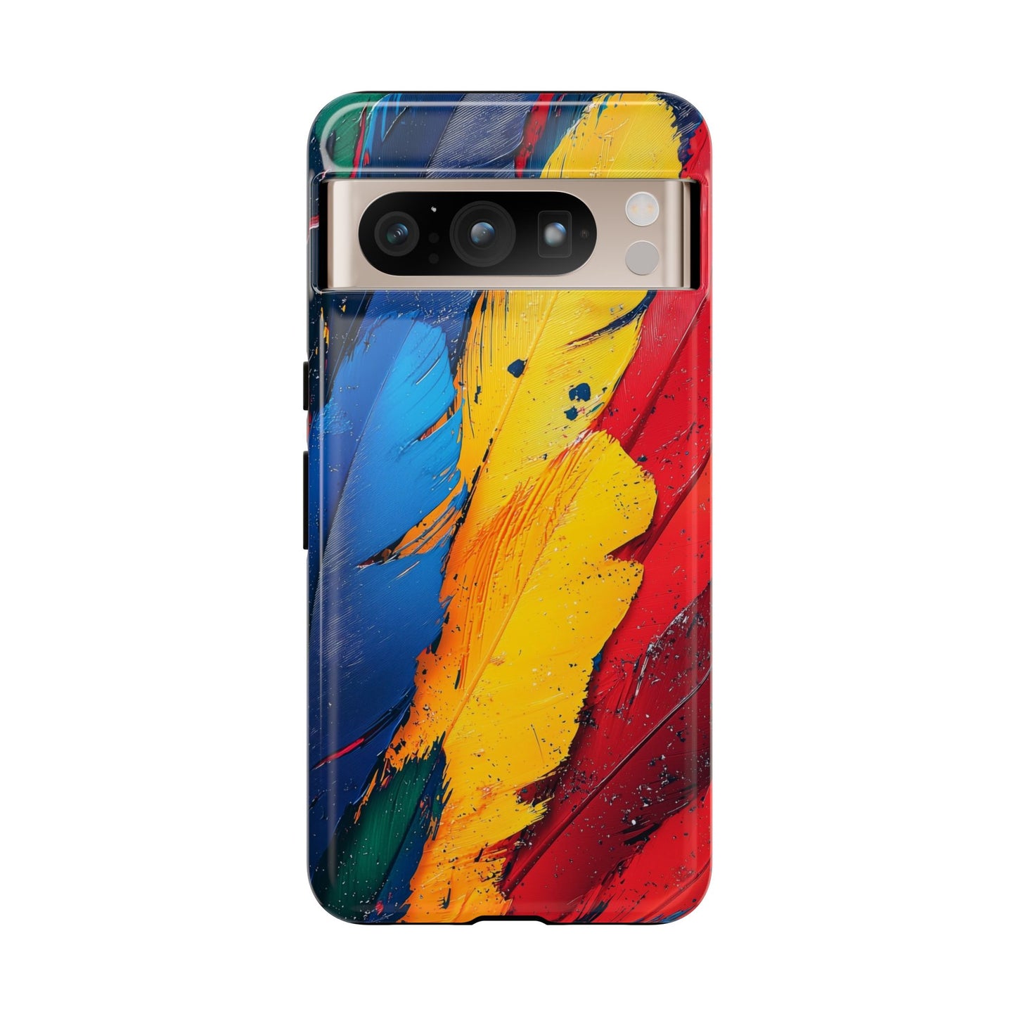 Tropical Macaw Feather Phone Case for iPhone, Samsung & Google Pixel