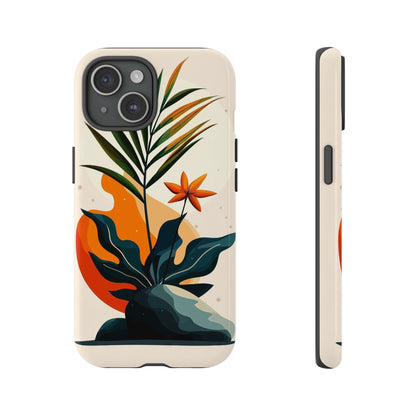 Tropical Bloom – Minimalist Nature Phone Case for iPhone, Samsung & Pixel