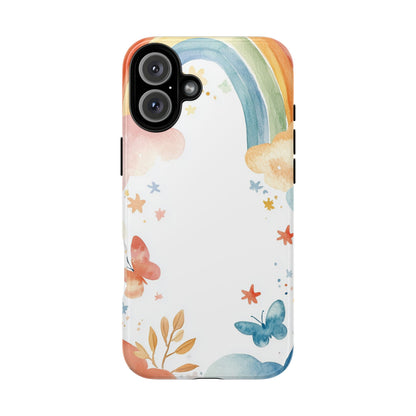 Dreamy Skies & Rainbows Watercolor Phone Case for iPhone, google Pixel & Samsung