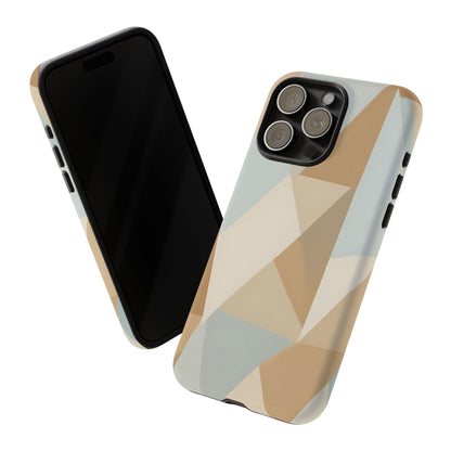 Neutral Geometrical Triangular Abstract Pattern