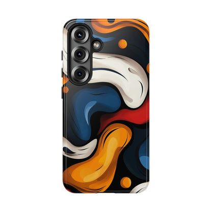 Liquid Pop Abstract Case – Bold Swirl Design for iPhone, Google Pixel & Samsung