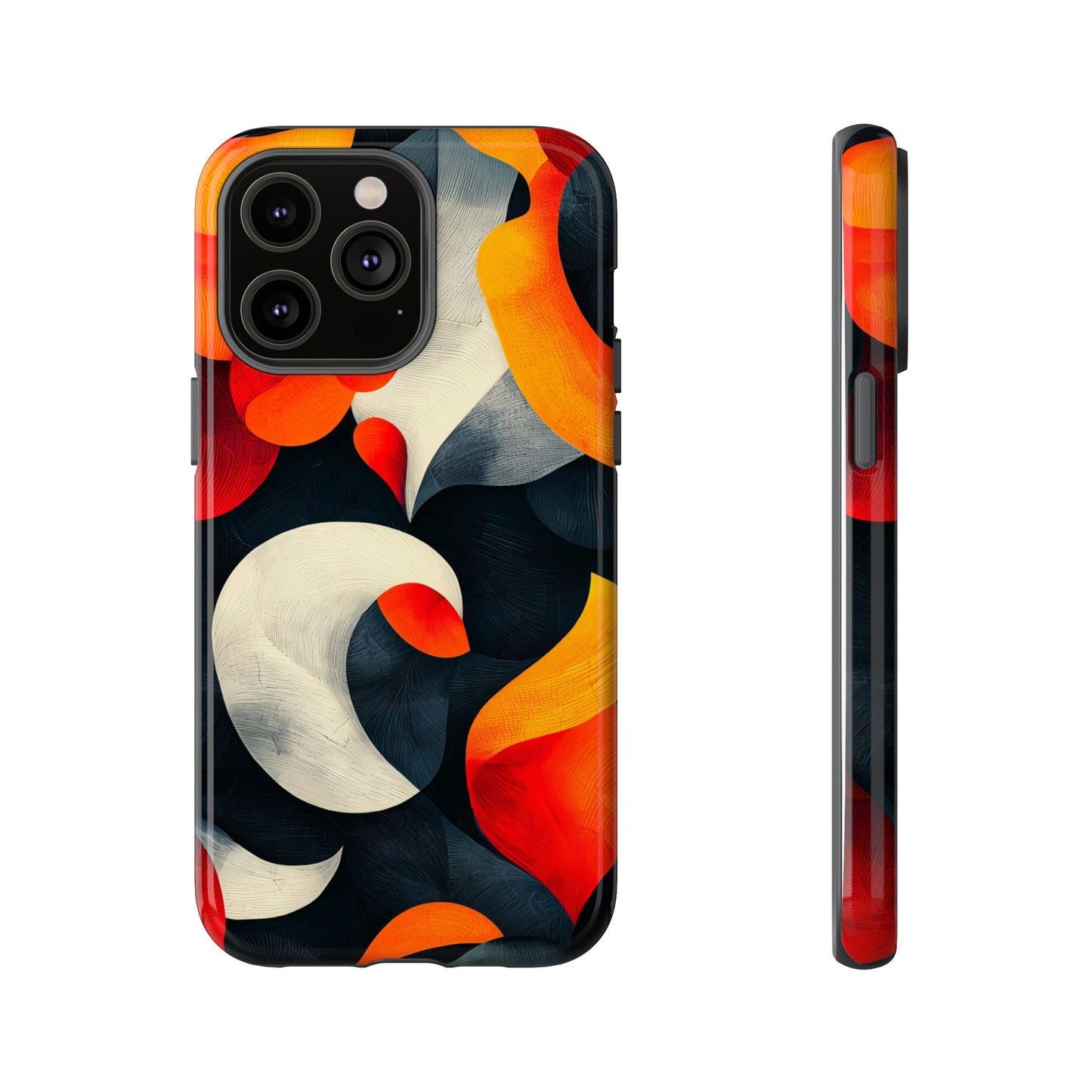 Molten Flow – Abstract Flame Phone Case for iPhone, Samsung & Pixel