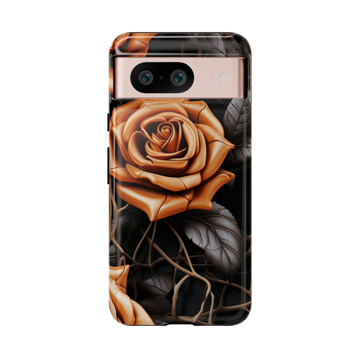 Midnight Gold Rose Mobile Case