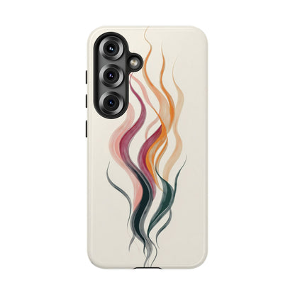 Whispering Waves – Elegant Line Art Abstract Phone Case for iPhone, Samsung & Pixel