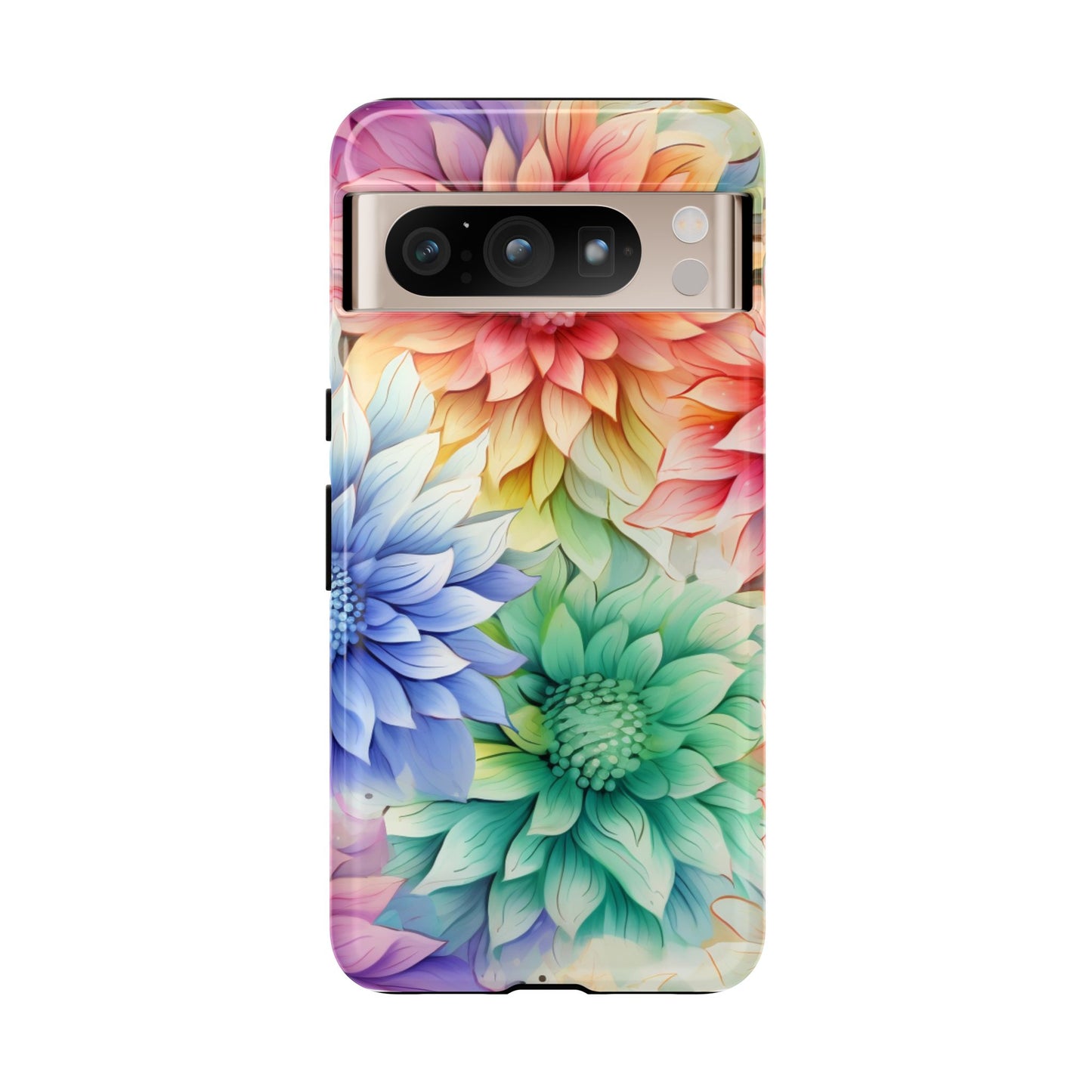 Rainbow Bloom Mandala Floral Mobile Case