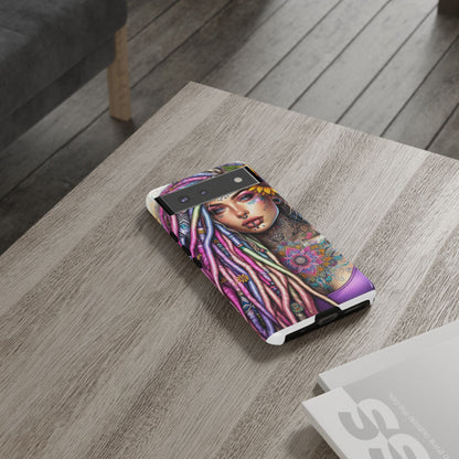 Boho Mandala Goddess – Ethereal Tattoo Art Mobile Cover