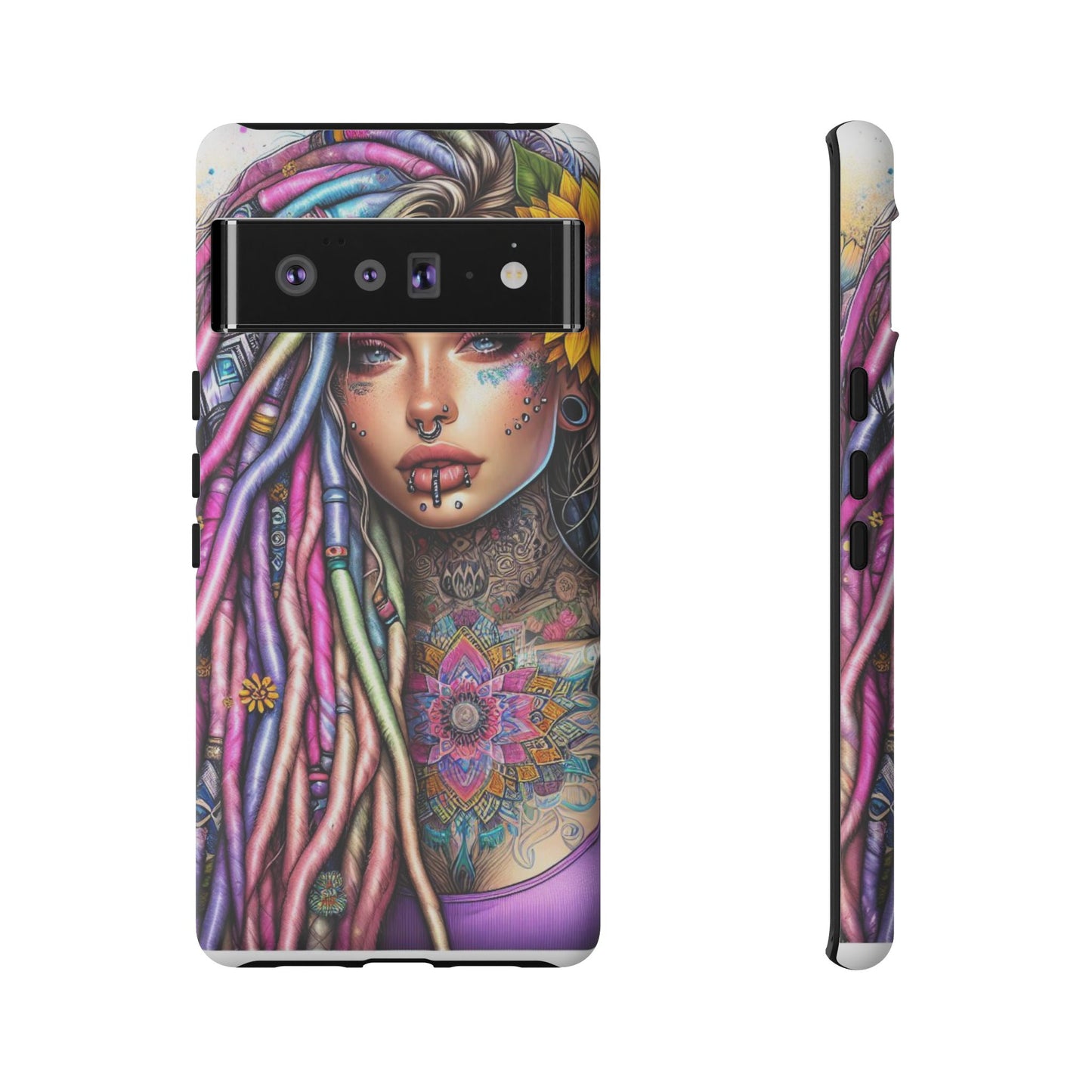 Boho Mandala Goddess – Ethereal Tattoo Art Mobile Cover