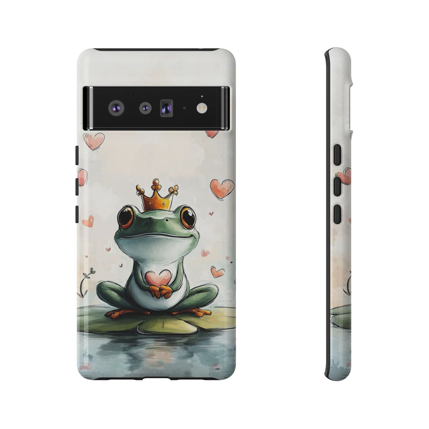 Frog Prince Phone Case – Cute Anime Aesthetic for iPhone, Google Pixel & Samsung