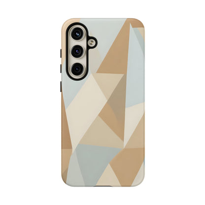 Neutral Geometrical Triangular Abstract Pattern