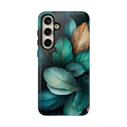 Iridescent Peacock Feather Luxe Phone Case for iPhone, Samsung & Google Pixel