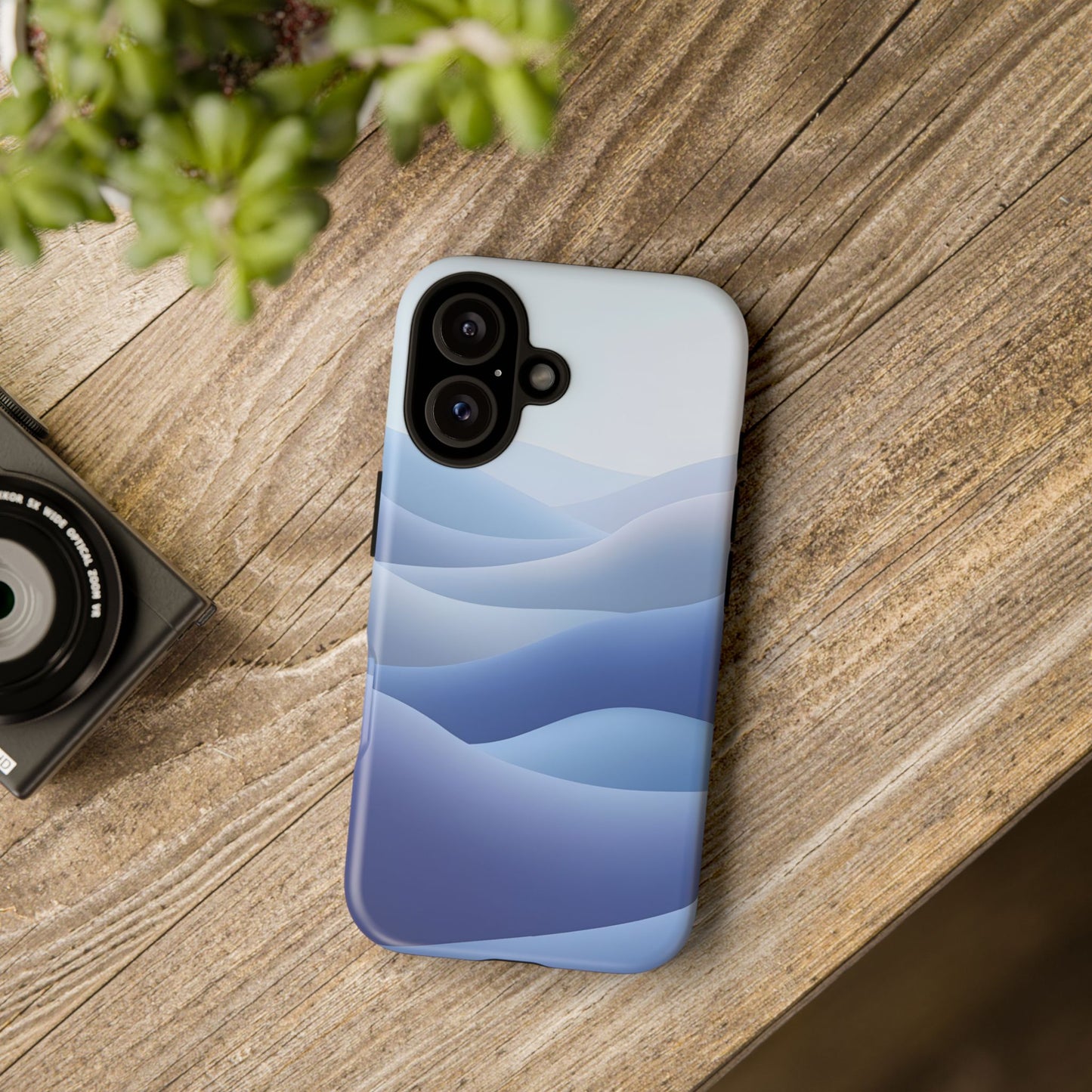 Intricate Abstract Wavy Landscape phone case