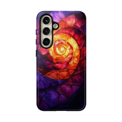 Retro Spiral Psychedelic Phone Case for iPhone, Samsung & Pixel