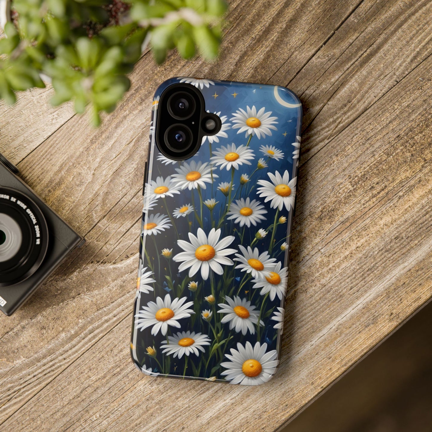 Witchy Daisy Flowers Phone Case Vintage Botanical Cover