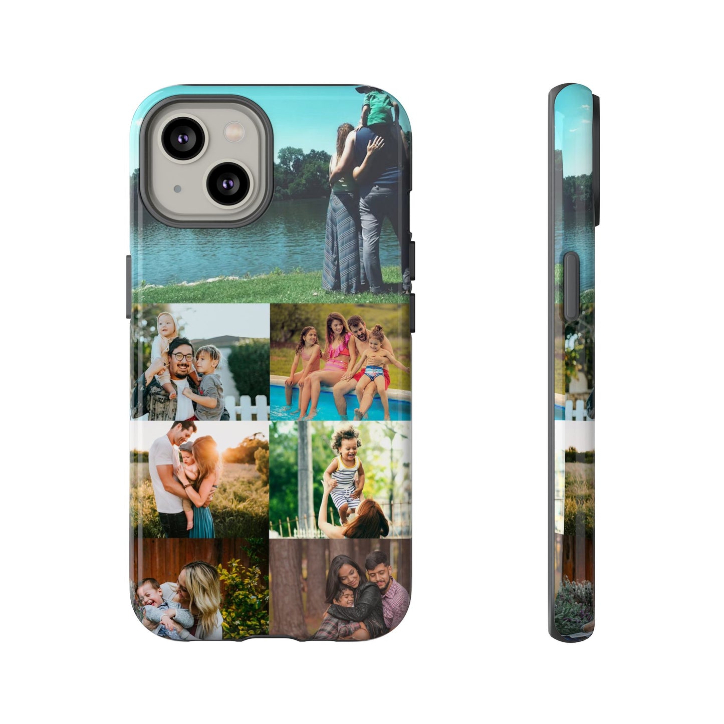 Personalised Custom Photo Collage Phone Case – Add Your Images/Loving Memory – Unique Gift for iPhone, Samsung  & Google Pixel – Protective & Stylish Cover, Couples Gift