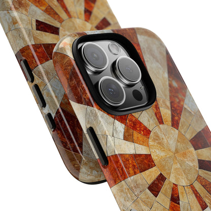 Boho Radiance Stone Mosaic Phone Case for iPhone, Pixel & Samsung