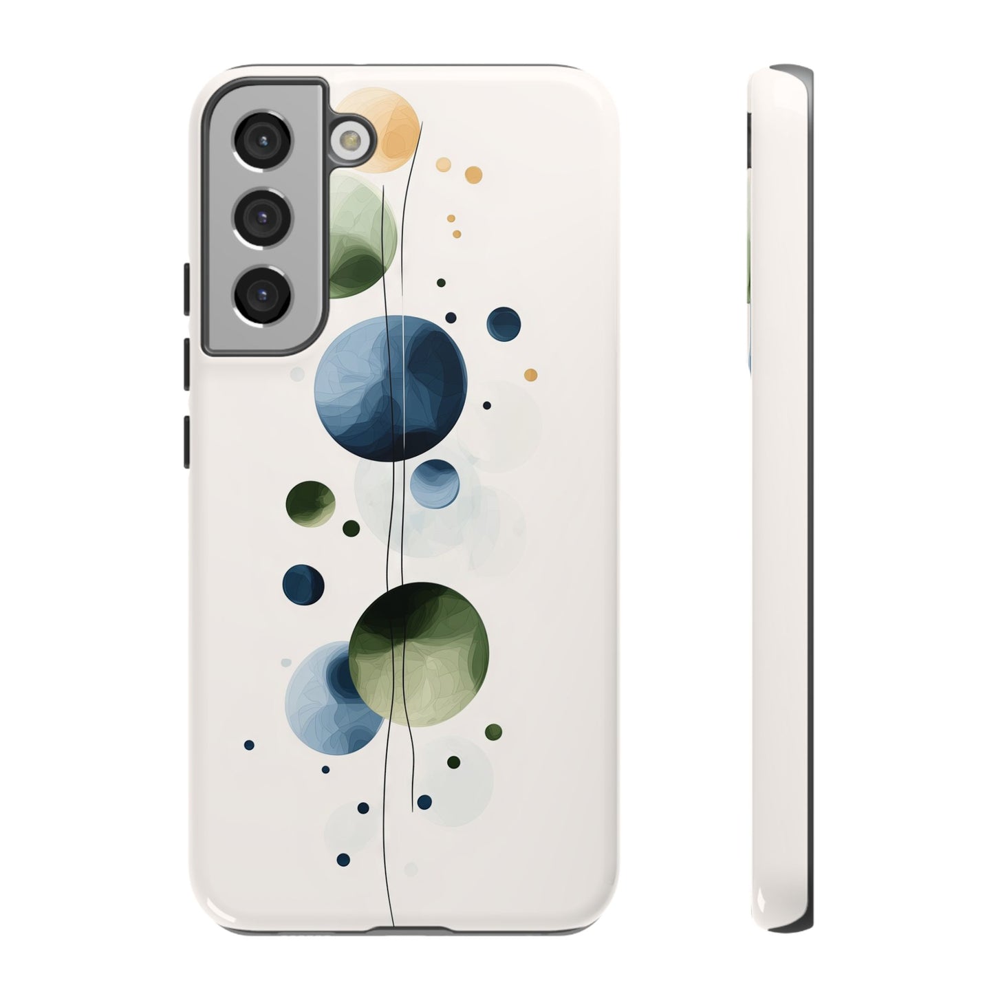 Orbit Bloom – Abstract Bubble Art Phone Case for iPhone, Samsung & Pixel