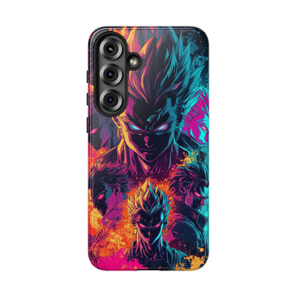 Multiverse Saiyan Rebellion | Comic-Style Anime Warriors Explosion Phone Case for iPhone, Samsung & Pixel