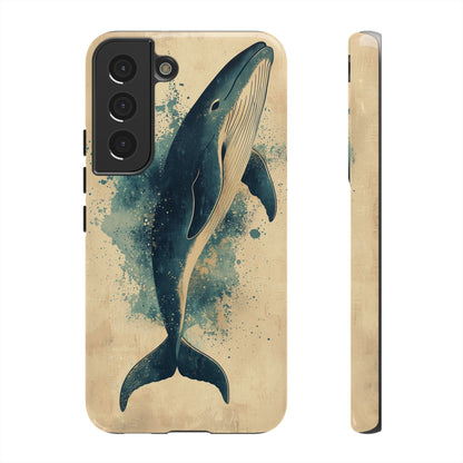 Ocean Majesty: Watercolor Whale Case for iPhone, Samsung & Pixel