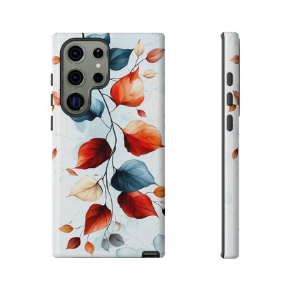 Crimson Drift | Minimalist Botanical Phone Case for iPhone, Pixel & Samsung