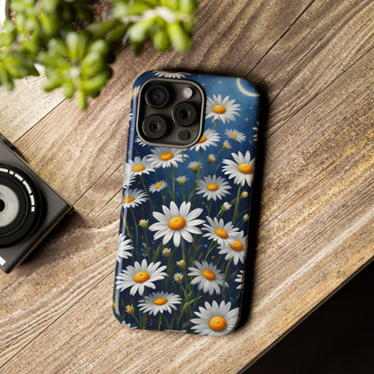Witchy Daisy Flowers Phone Case Vintage Botanical Cover