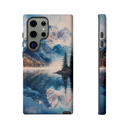 Mountain Lake Reflection Phone Case – Tranquil Nature Vibes for iPhone, Pixel & Samsung