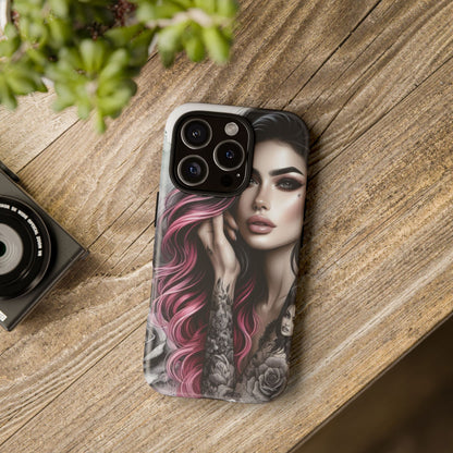 Tattooed Elegance – Gothic Art Mobile Cover