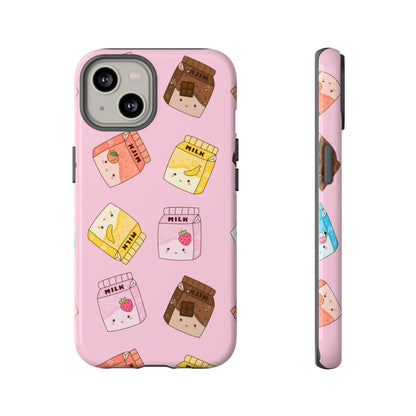 Kawaii Milk Carton Phone Case for iPhone, Google Pixel, Samsung