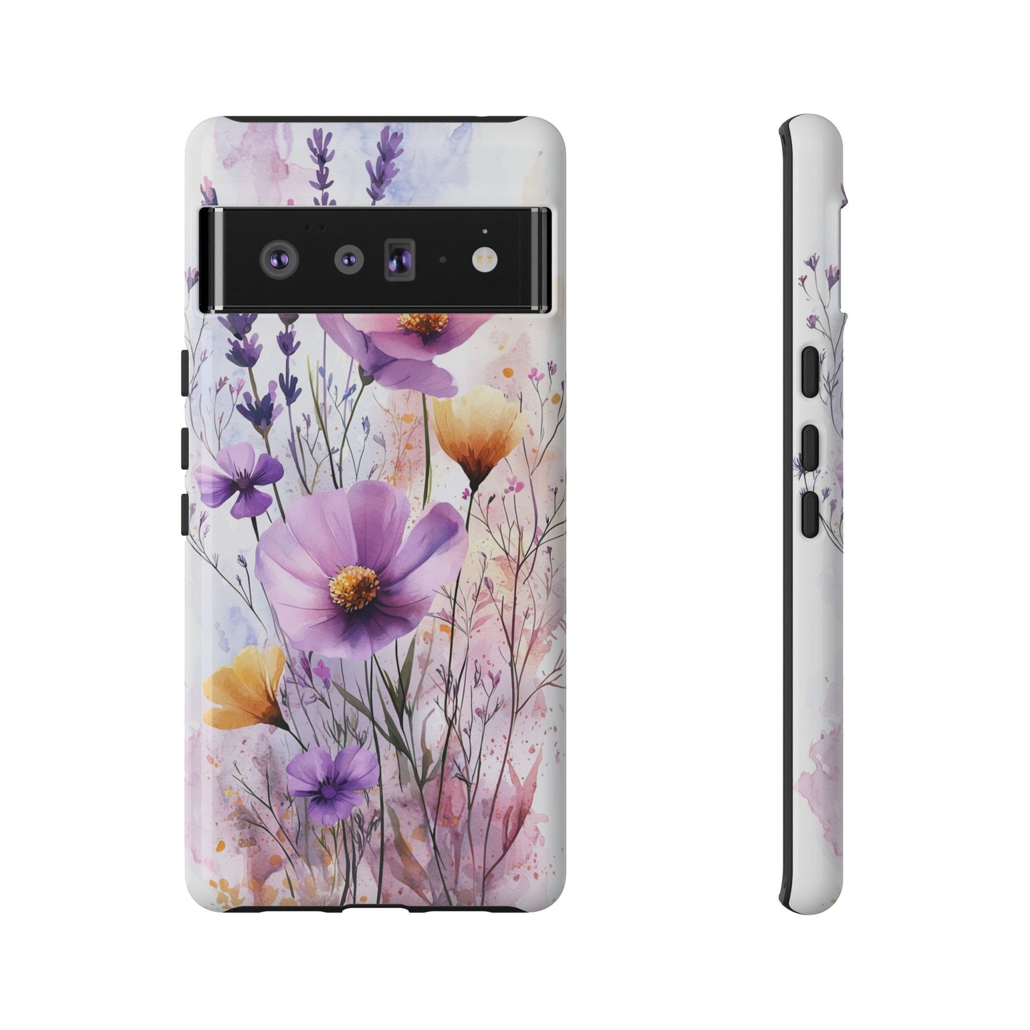 Wildflower Symphony Watercolor Phone Case for iPhone, google Pixel & Samsung