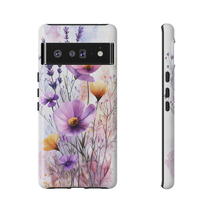 Wildflower Symphony Watercolor Phone Case for iPhone, google Pixel & Samsung