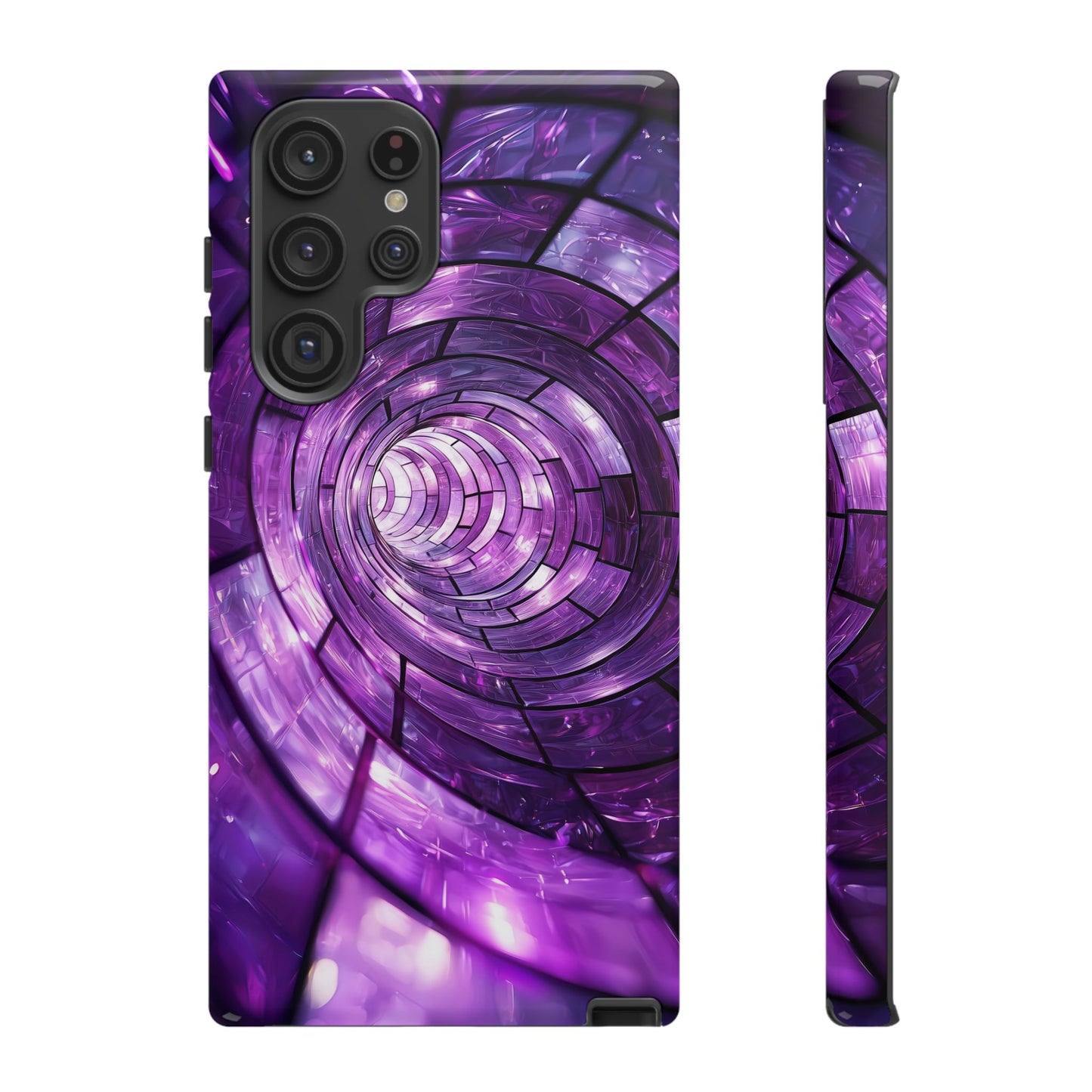 Hypnotic Spiral Optical Illusion Phone Case for iPhone, Samsung & Pixel