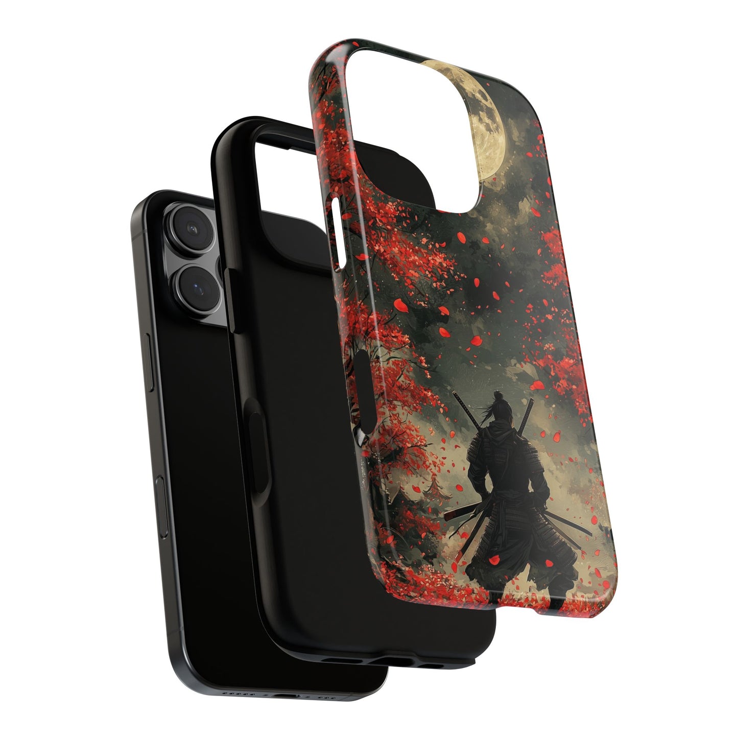 Moonlit Samurai: The Last Stand Phone Case for iPhone, Samsung & Pixel