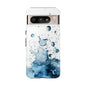 Aqua Burst Watercolor Phone Case for iPhone, google Pixel & Samsung