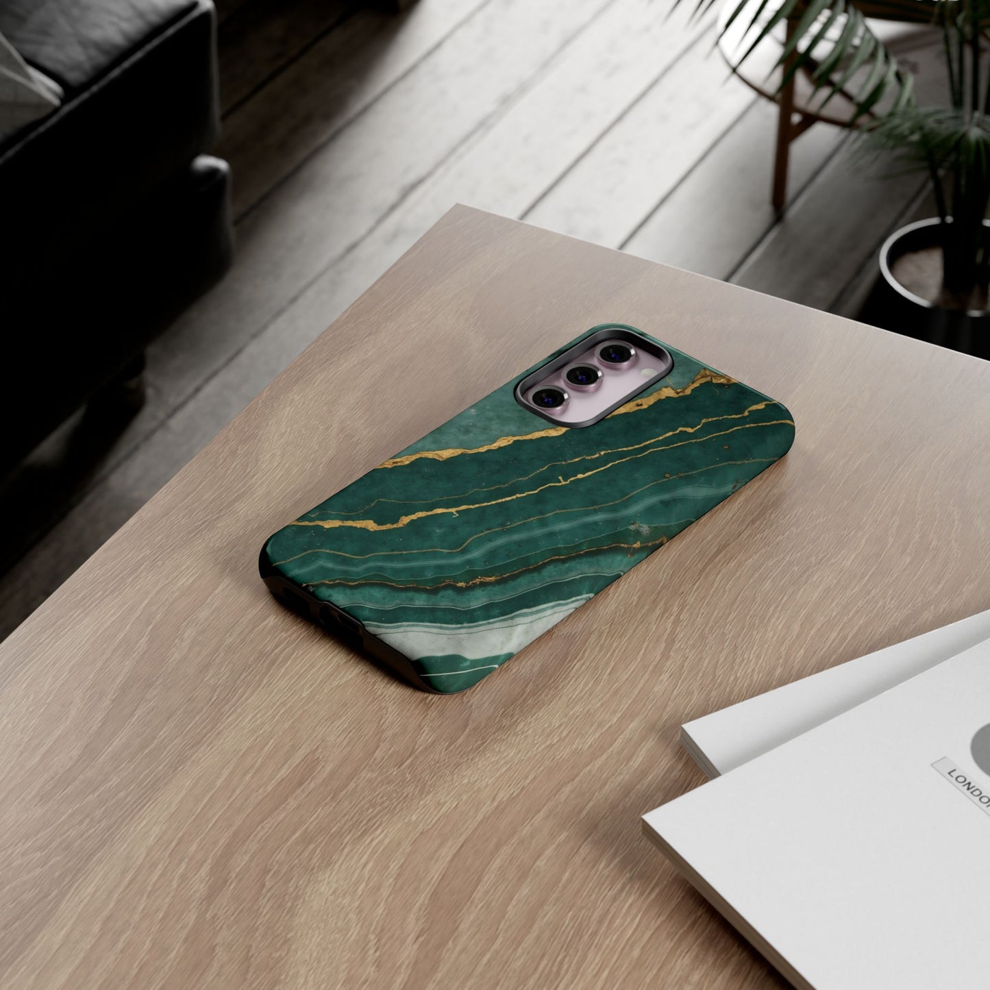 Jade Green Marble Case Design