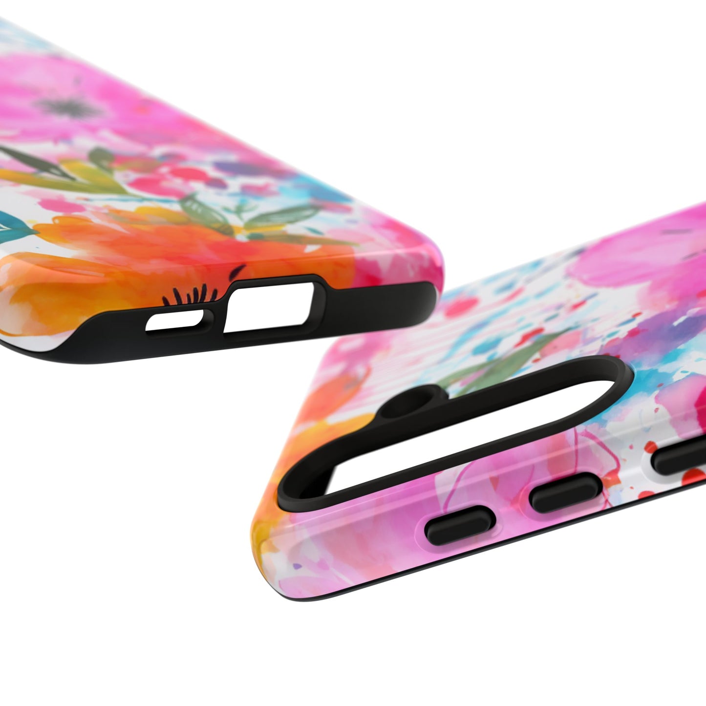 Vibrant Watercolor Floral Phone Case – Artistic & Colorful Design