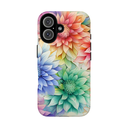 Rainbow Bloom Mandala Floral Mobile Case